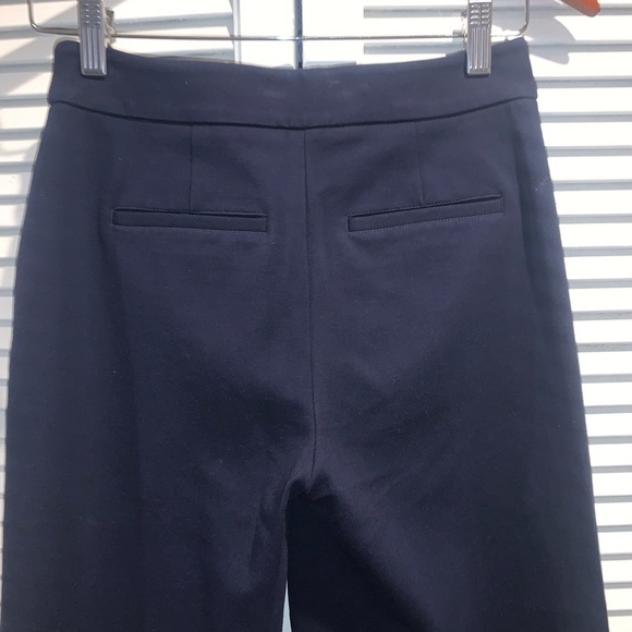 Boden Jersey Wide Leg High Rise Culottes Pants in Navy Blue 4 Petite - Picture 11 of 11